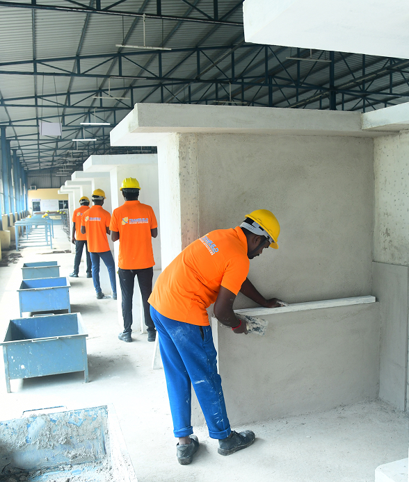 Plastering